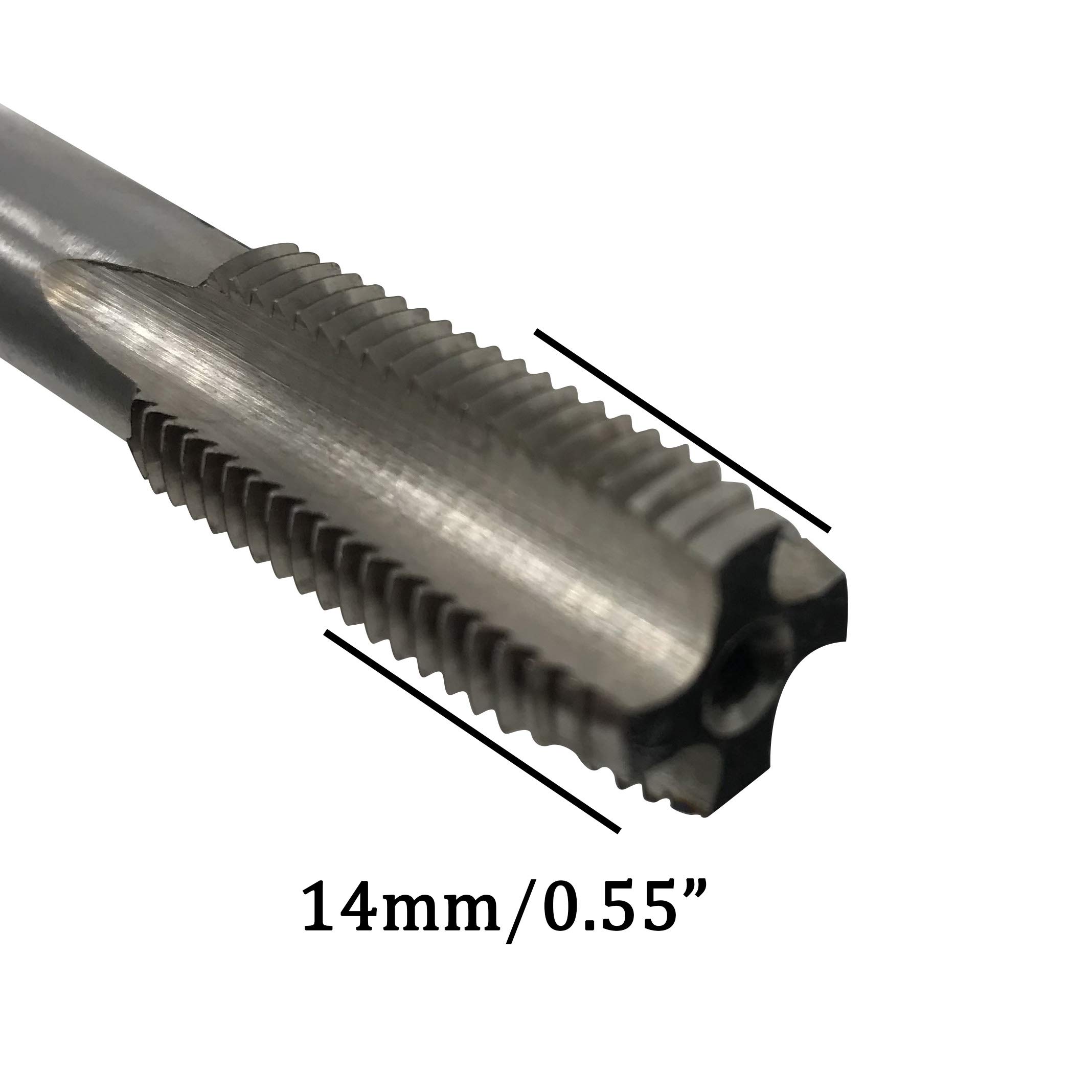 YONICO Upcut Router Bits Spiral 2 Flute Solid Carbide CNC End Mill 7/16