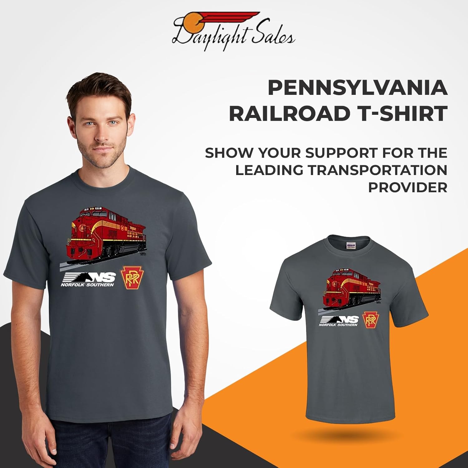 Daylight Sales Pennsylvania Railroad Authentic T-Shirt [126] - Image 2