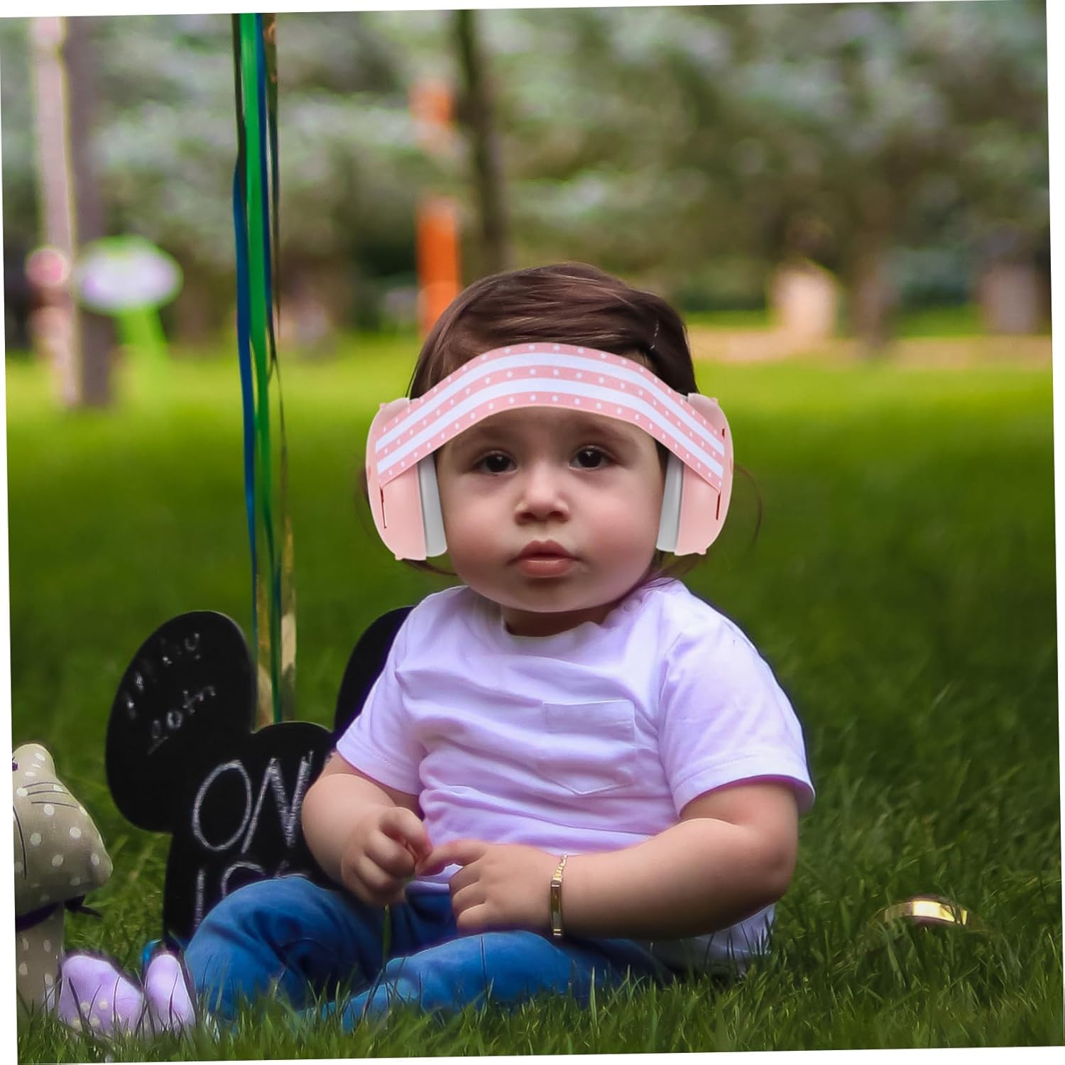 ORFOFE Ear Muffs Noise Reduction Adjustable Headband for Sleep and Travel Soft Comfortable Ear Protection for Newborns