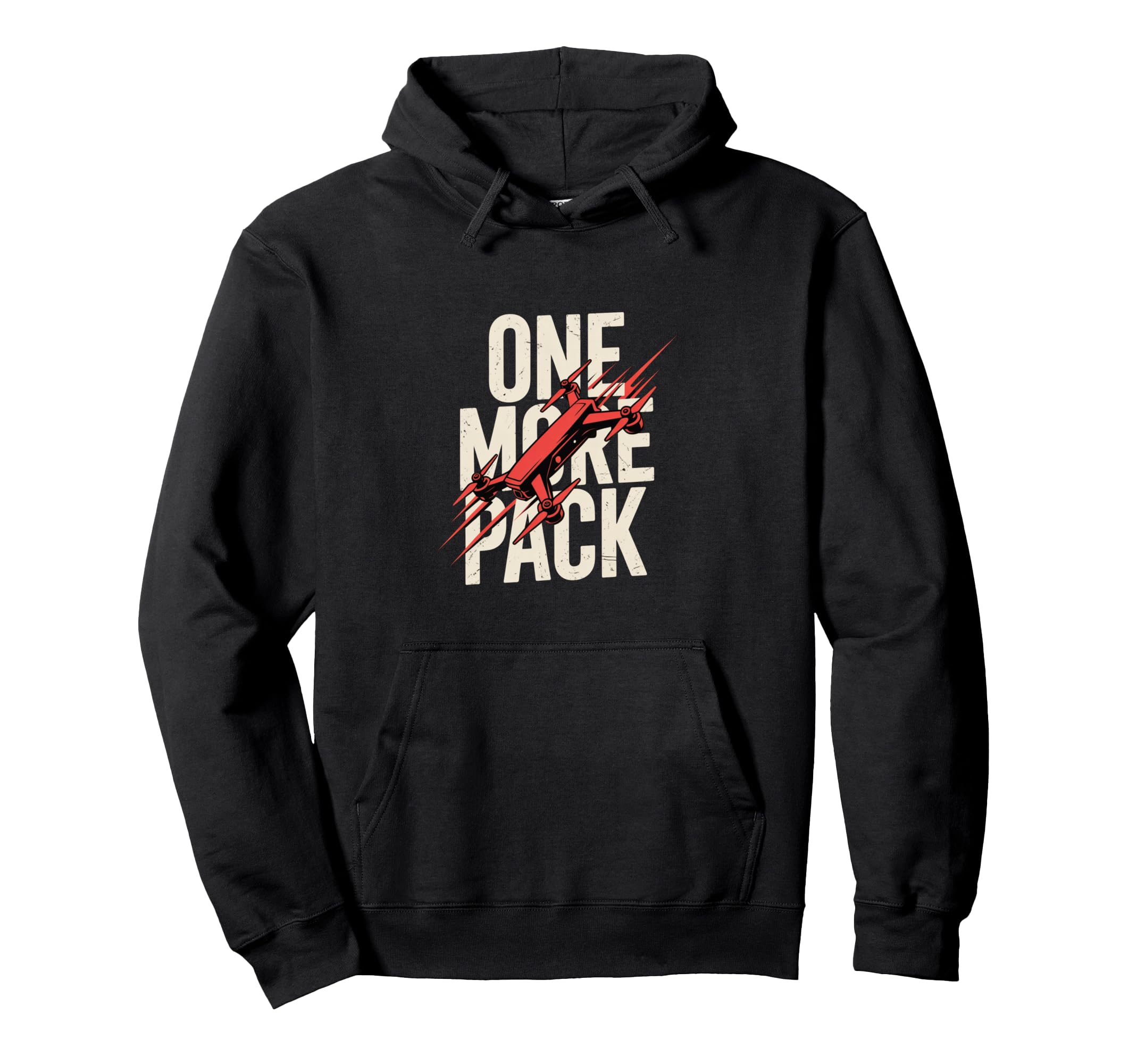 One More Pack FPV Drone Pullover Hoodie
