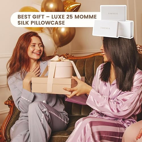 Miniatura 7 de THXSILK Funda de almohada 100% seda de morera para la salud del cabello y la piel, 25 mommes, funda de almohada suave y lisa con cremallera oculta,
