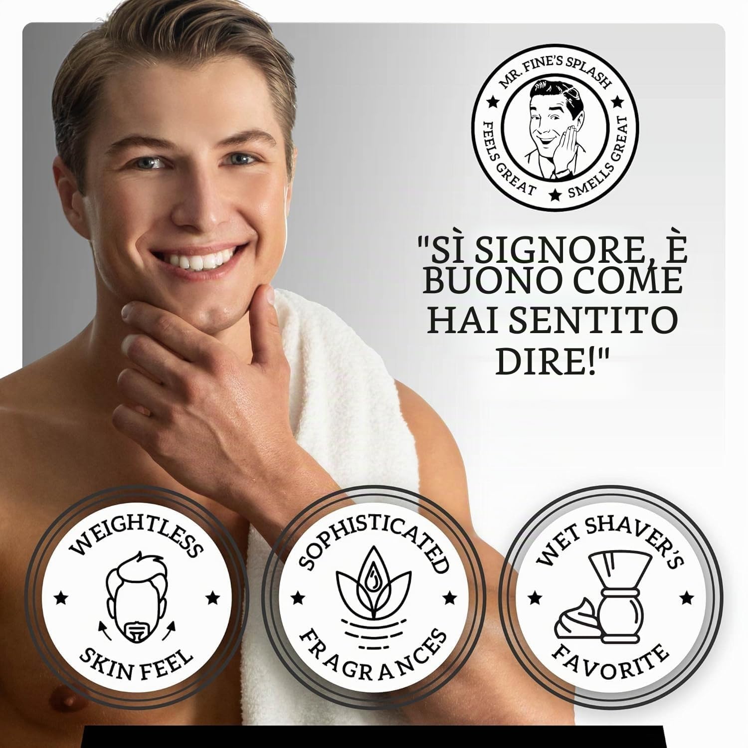 Fine dopobarba Platinum 100ml - Aftershave uomo elegante e moderno