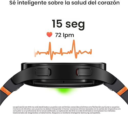 Miniatura 5 de Samsung Galaxy Watch FE 40mm Bluetooth AI Smartwatch con seguimiento de fitness, sensor BIA, zonas de frecuencia cardíaca personalizadas, monitor de