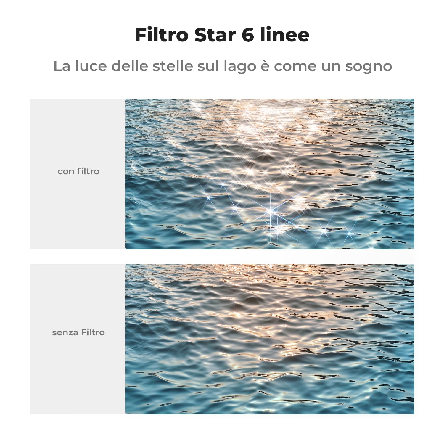Filtro Stella Variabile K&F Concept 58mm - Effetto Scintillante 4/8 Punti | Con Panno Pulizia - Foto 3