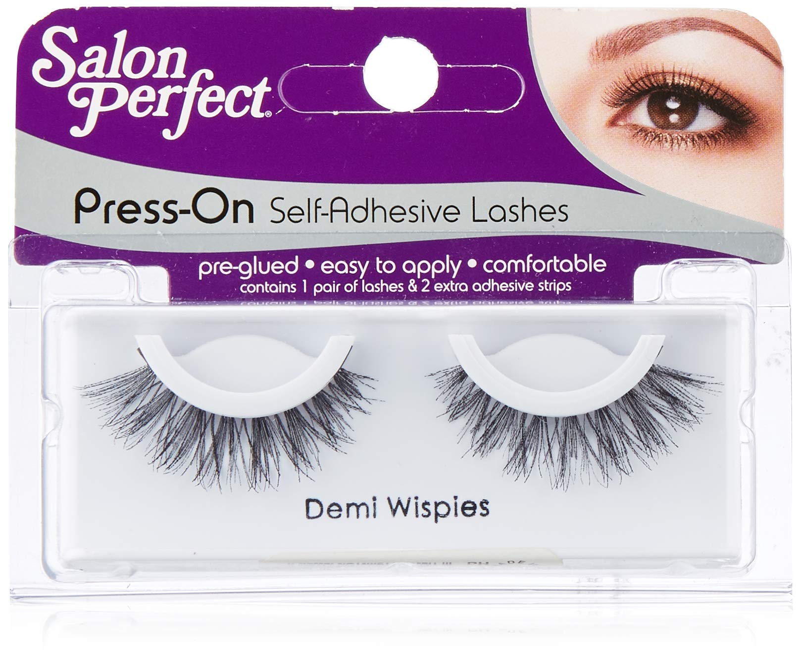 Bifull Komplett-Wimpern Selbstklebend – 33 Schwarz, 'Perfectly Press-On'