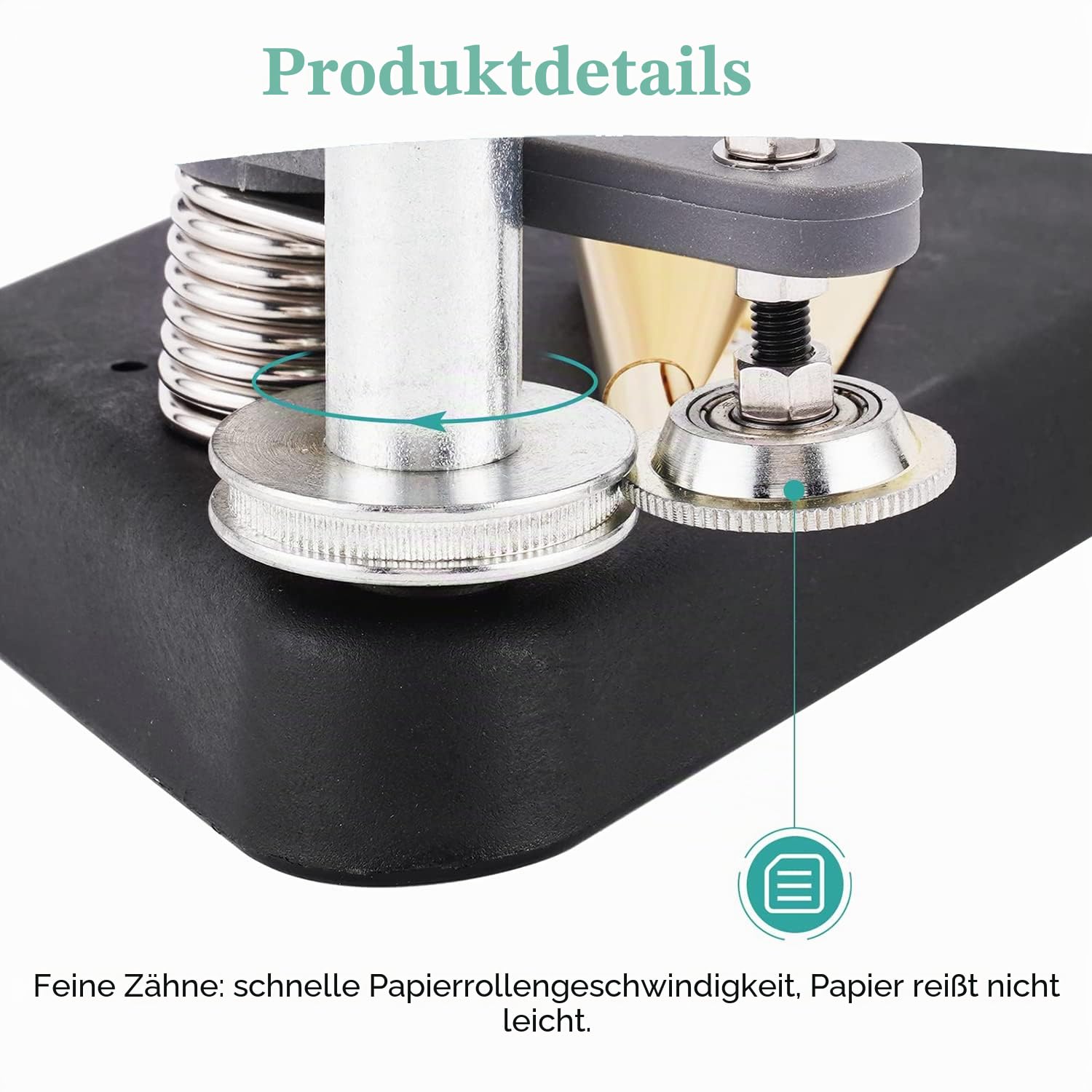 Krepppapier Spitzenmaschine für lockige Blumen - feine/grobe Zähne Crimper für Papier Basteln und Blumenverpackung - ideal für die Herstellung schöner Krepppapier Blumen