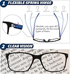3 Pack Reading Glasses for Men Blue Light Blocking Spring Hinge Readers for Men