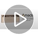 Amada 70" Mid Century TV Stand for TVs Up to 80", Thick TV Console, Walnut image 7
