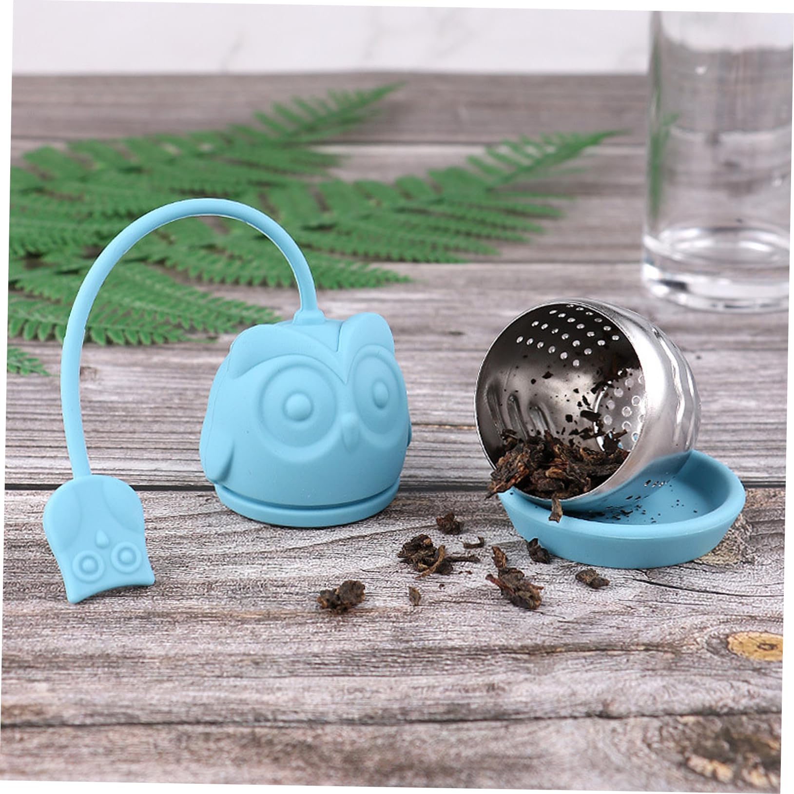 Alipis 3 Series Herramienta Para Colar Té Colador Infusor De Té Filtro De Té Silicona Blue 2 Piezas X 3