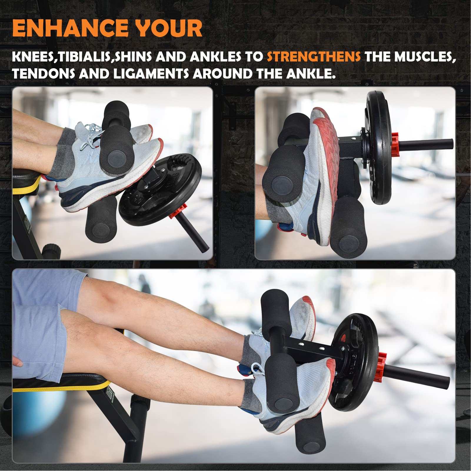 Machine D'entraînement Tibialis Single Leg - Barre De Renforcement Tibial Pour Cheville Et Mollet - Fitness
