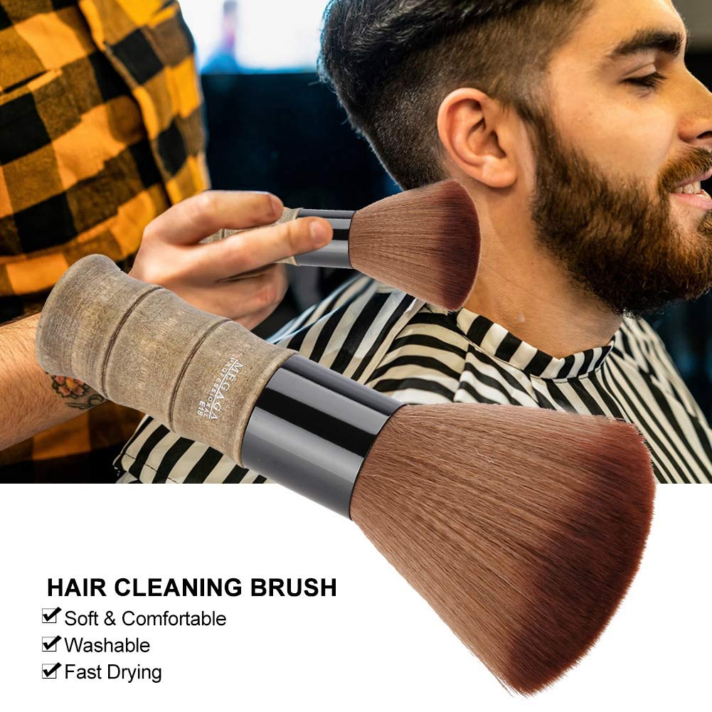 Collo duster brush, soft barber face duster spazzola per capelli fibra hair salon cutting parrucchiere spazzola per capelli spazzare neck tool per ogni barbiere o salone
