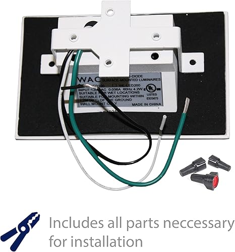 Miniatura 6 de Iluminación de paisaje WAC, LEDme 120V LED horizontal para interiores y exteriores, luz ámbar de 1800 K LED en bronce