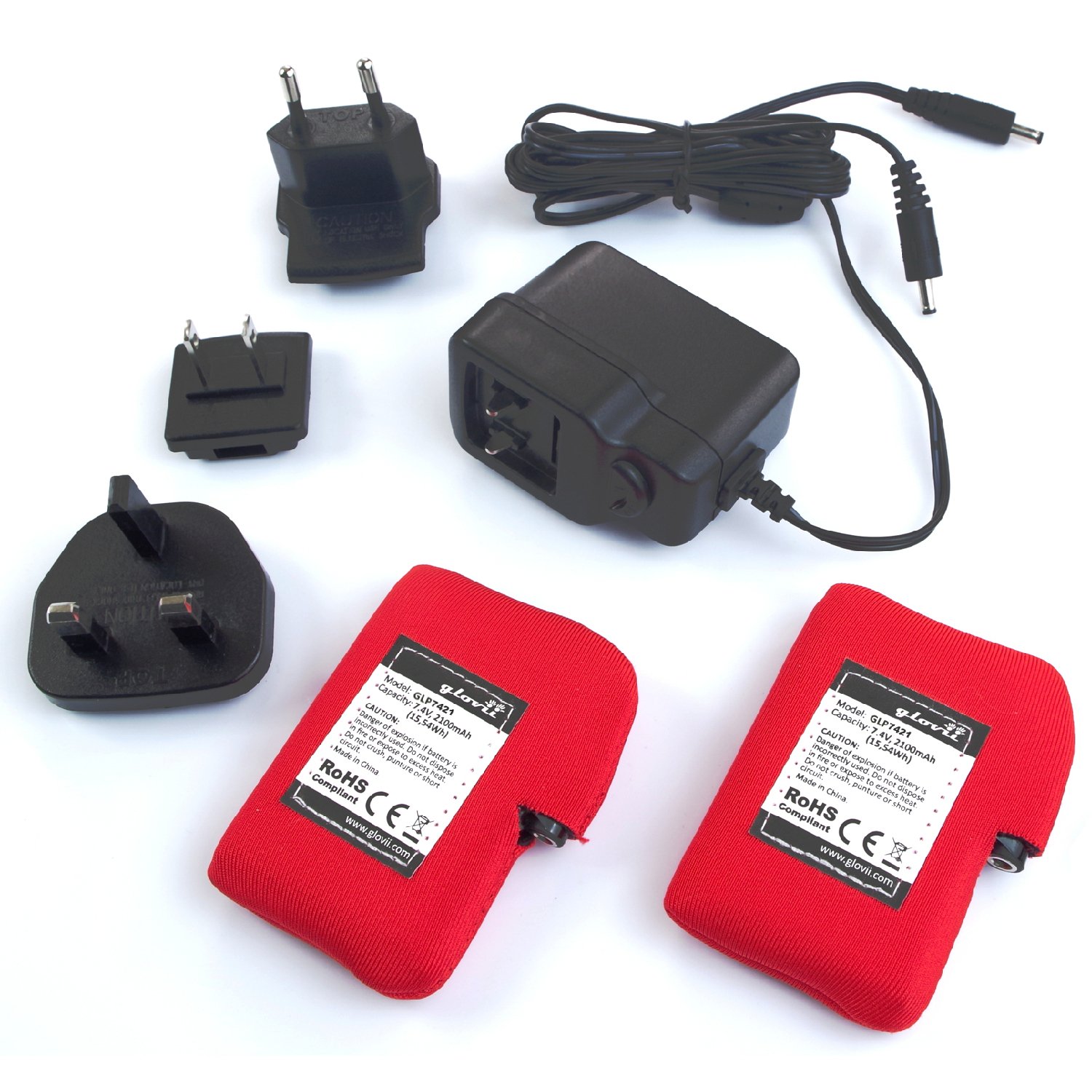 Akku Beheizte Thermoaktive Universalhandschuhe mit Wasserdichtem Bezug