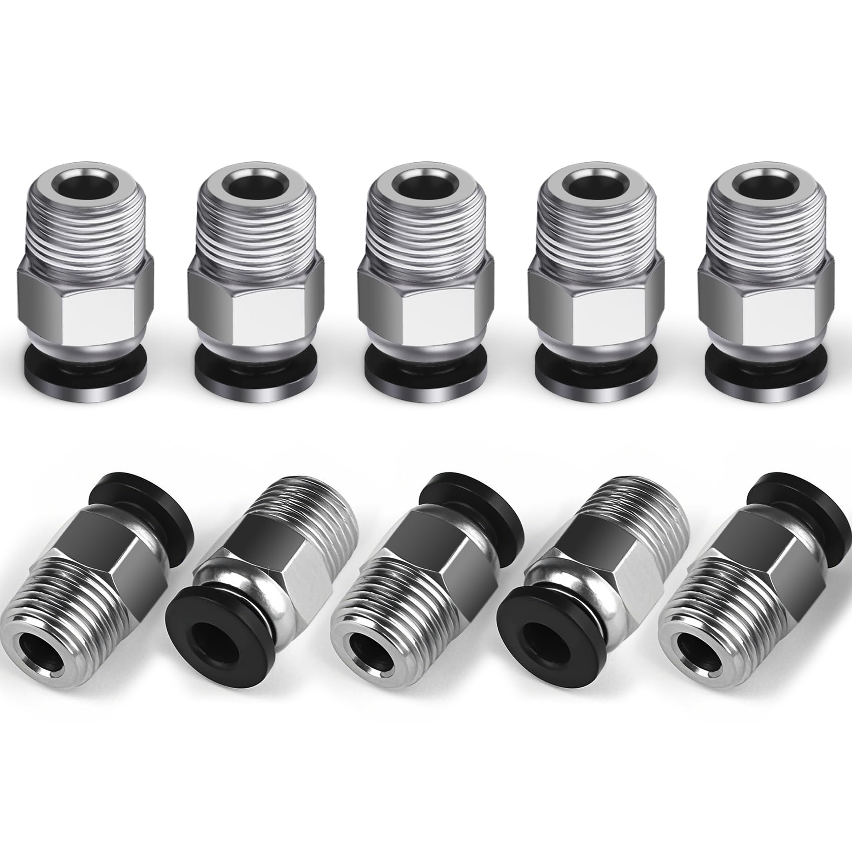 Photo 1 of StLiSuYmx PC4-M10 Pneumatic Couplers for 3D Printers (10 Pcs)