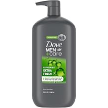 DOVE MEN + CARE Body &amp; Face Wash Refreshing Extra Fresh Men's Body 30 oz | 24-hour Micro moisture Technology helps hydrate skin while delivering an extra fresh clean.