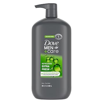 DOVE MEN + CARE Body & Face Wash Refreshing Extra Fresh Mens Body 30 oz