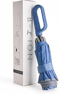 B-LION Paraguas Plegable Invertido con 10 Varillas Reforzadas, Banda Reflectante, Apertura y Cierre Automático, Antiviento...