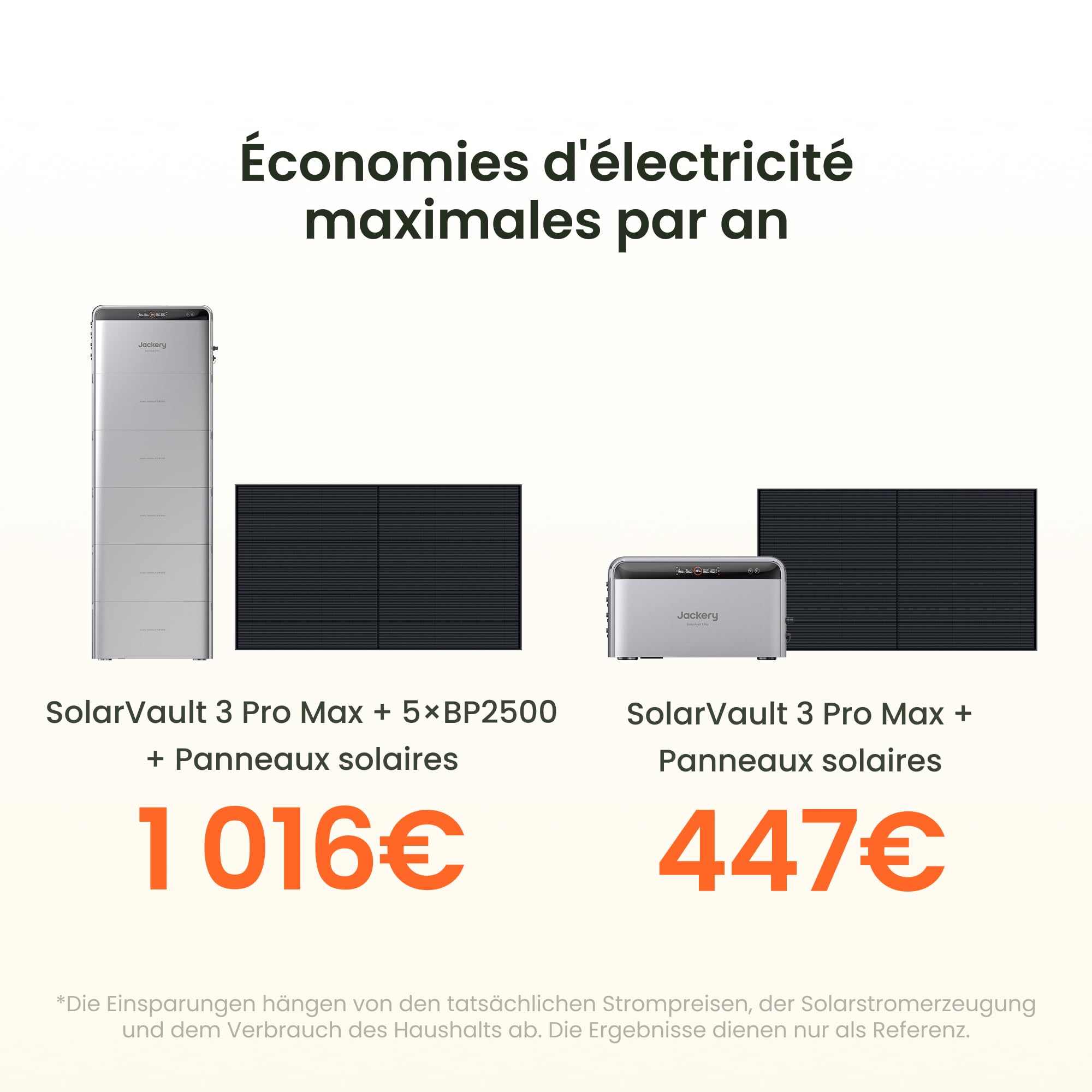 Jackery BP2500 Erweiterungsbatterie für SolarVault 3 Serie, 2,52 kWh Zusatzspeicher, erweiterbarer Solarspeicher für Zuhause, Plug & Play