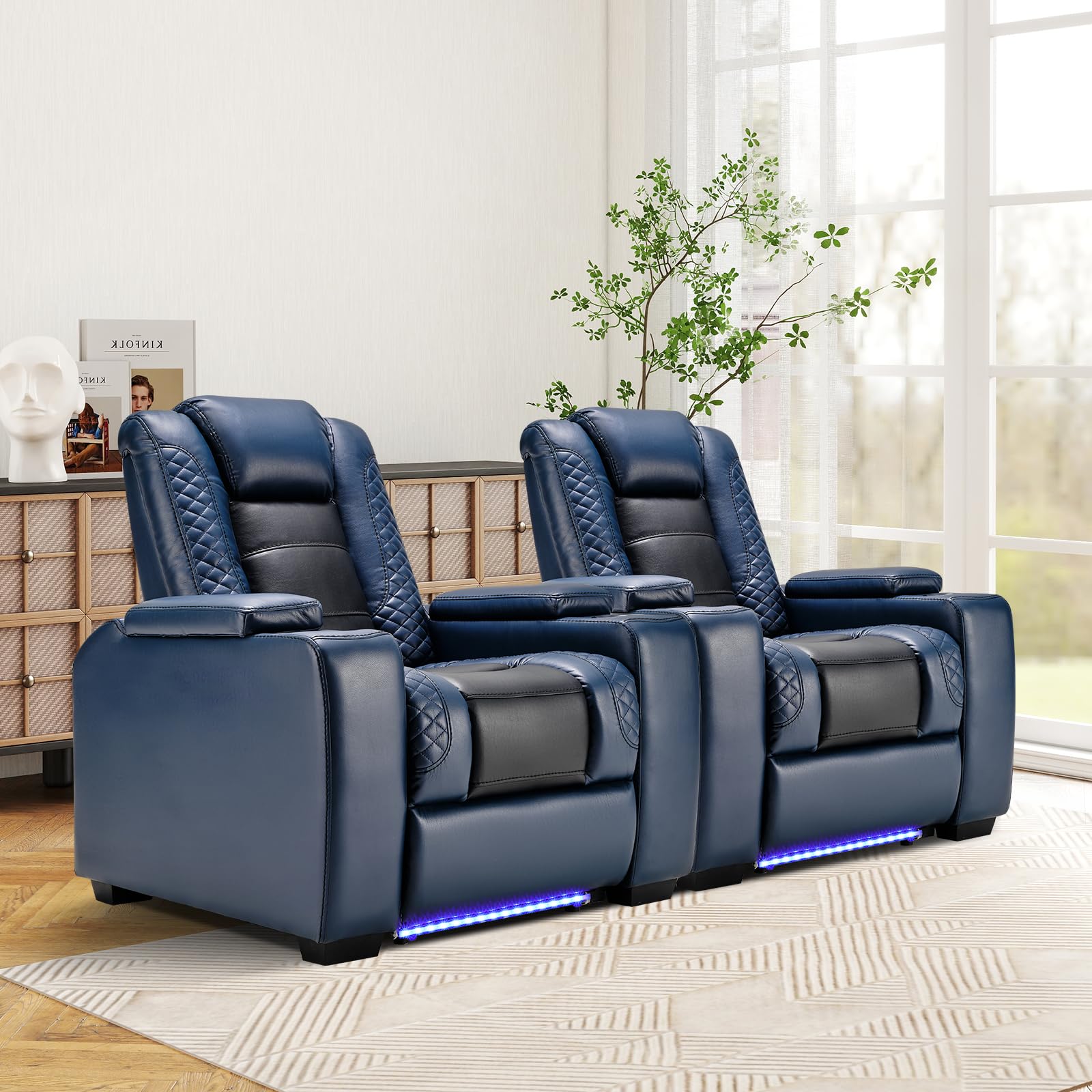 ANJ Power Home Theater Seating Set of 2