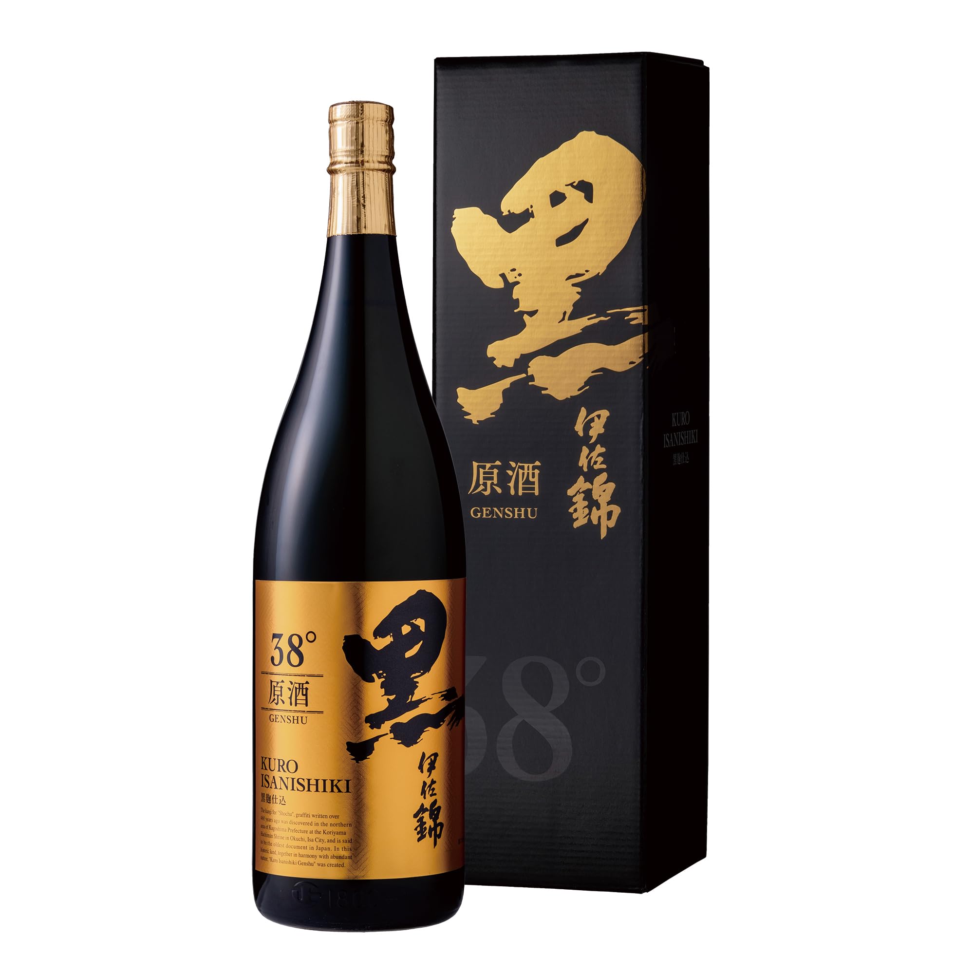 Amazon.co.jp: 大口酒造 黒伊佐錦原酒 箱入り [ 焼酎 38度 鹿児島県