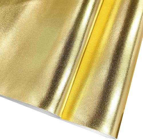 Miniatura 99 de HYANG - Hojas de piel sintética de color liso beige, 1 rollo de 12 x 53 pulgadas, piel sintética ideal para hacer proyectos de manualidades hechos a