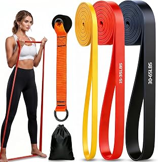 Resistance Bands Set, Widerstands & Fitnessbänder TPE Latex-frei