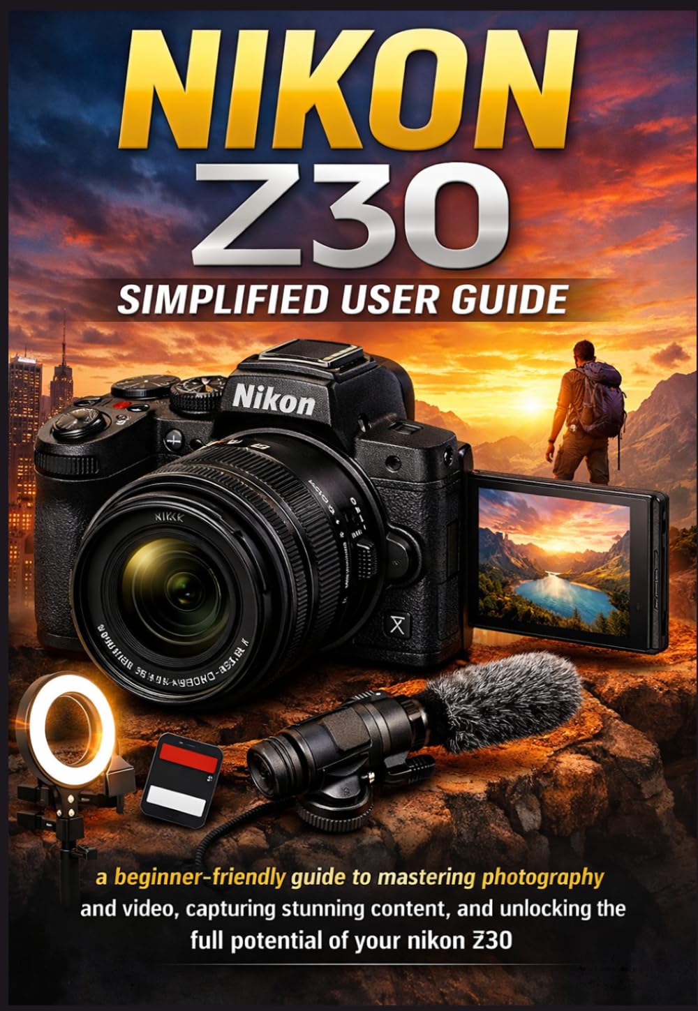 NIKON Z30 SIMPLIFIED USER GUIDE 2026: A beginner-friendly guide to mastering photography and video, capturing stunning content, and unlocking the full potential of your nikon z30