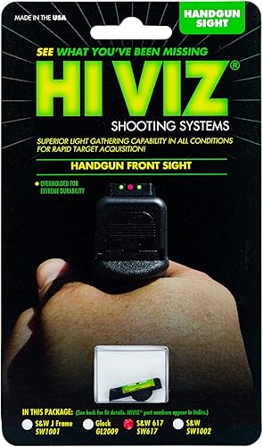 Miniatura 2 de HIVIZ Smith&Wesson 617 - Mira frontal de fibra óptica (verde)