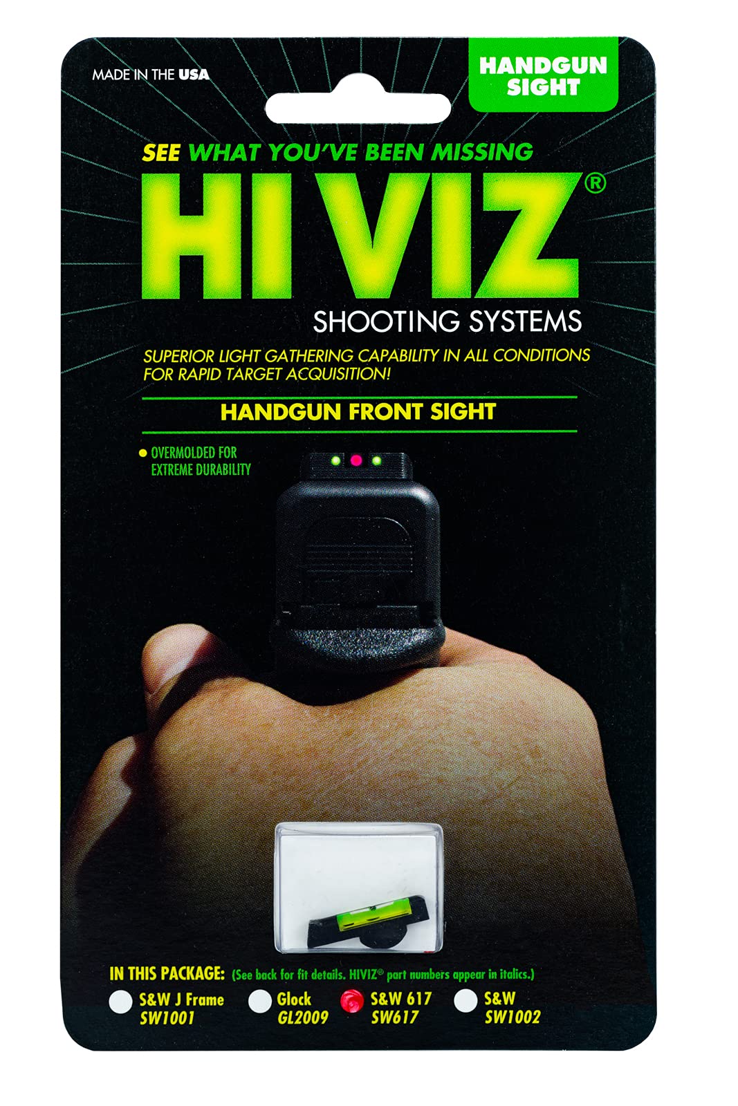 Amazon.com: HIVIZ Smith&Wesson 617 Front Fiber Optic Sight