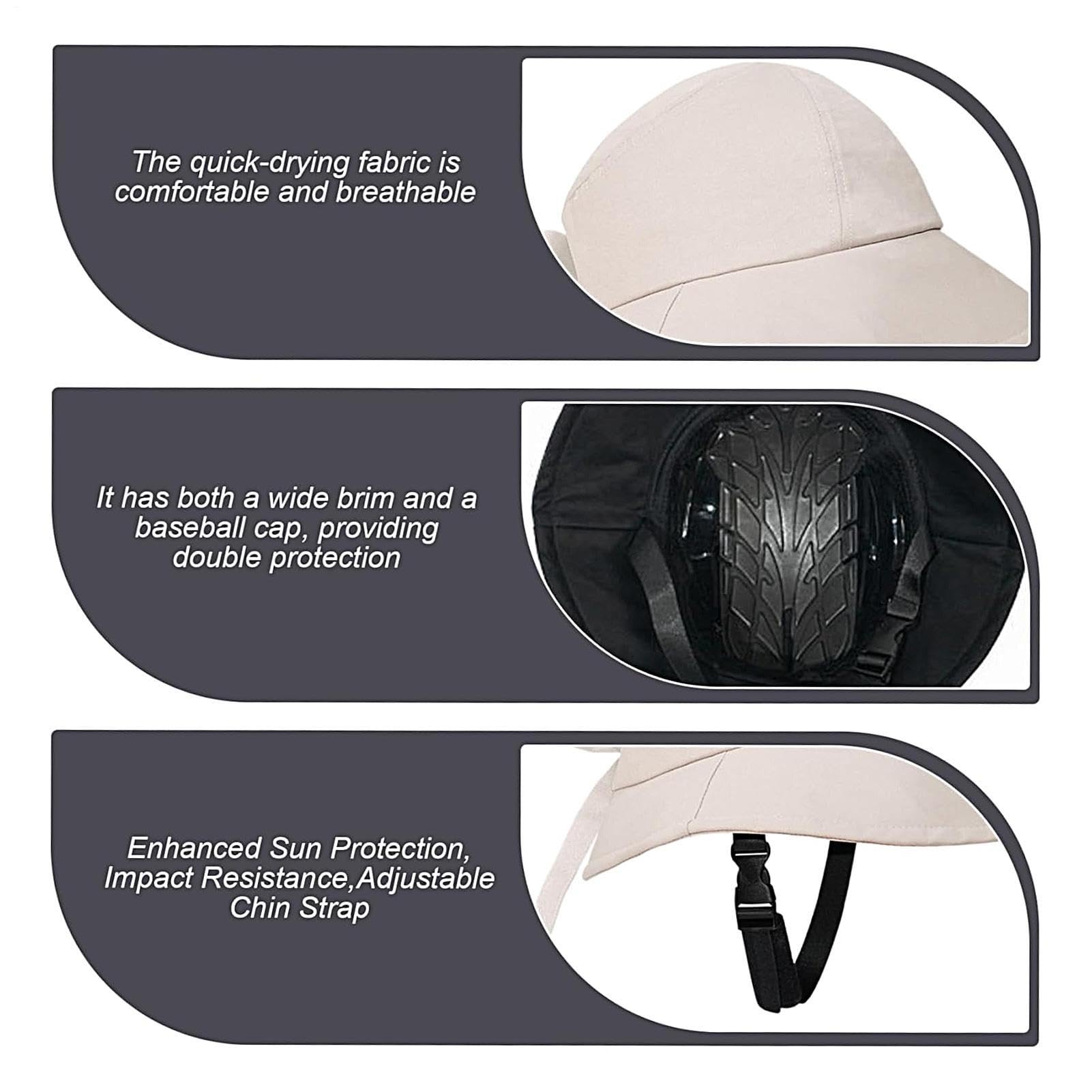 Casco de bicicleta | Sombrero de ciclismo de ala ancha para exteriores