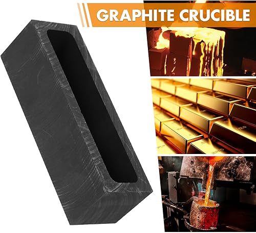 Miniatura 4 de iplusmile Stencils for Crafts DIY Graphite Mold Melting Gold Tool Casting Ingot Mould Crafts Graphite Ingot Mold Casting Molds Ingot Molds DIY