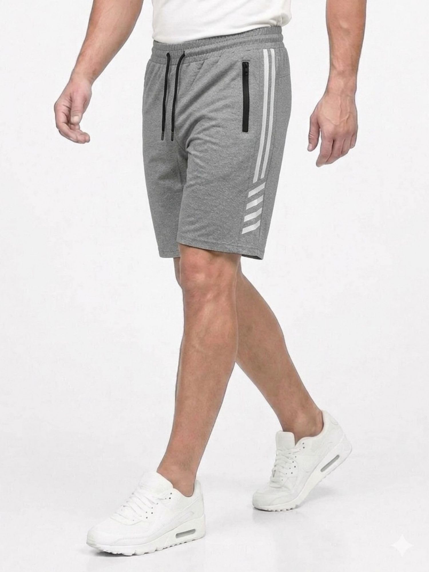 Męskie Spodenki Dresowe. Spodenki Sportowe. Biegające Bermudy. Spodenki Sportowe.