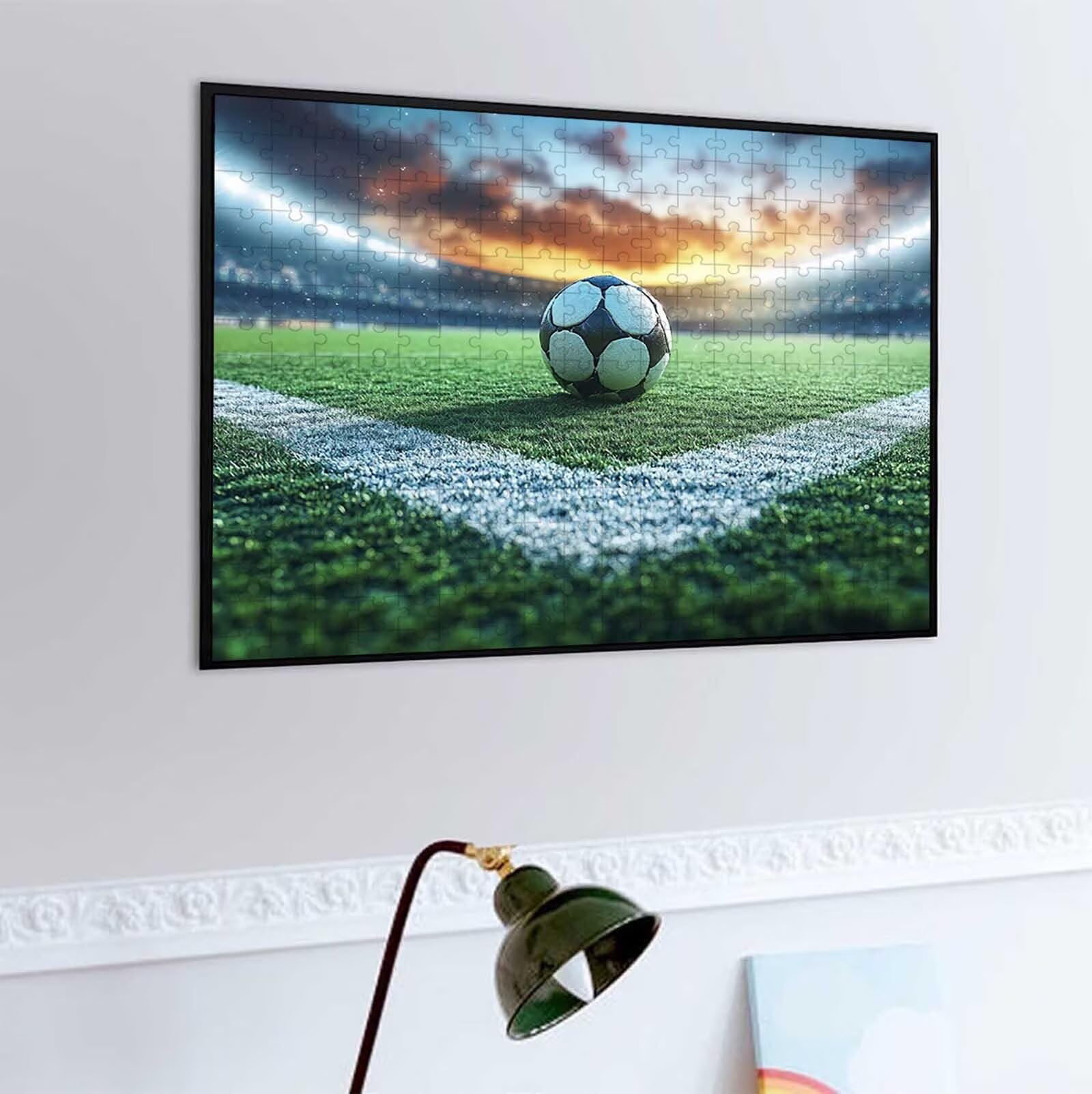 1500 Pezzi di Puzzle, aurora verde 1500 Pezzi di Puzzle per Adulti, Regalo Anniversario, Regalo Natale, Decorazione Della Casa, Prevenzione Della Degenerazione Cerebrale Negli Anziani PjY904 4-Y