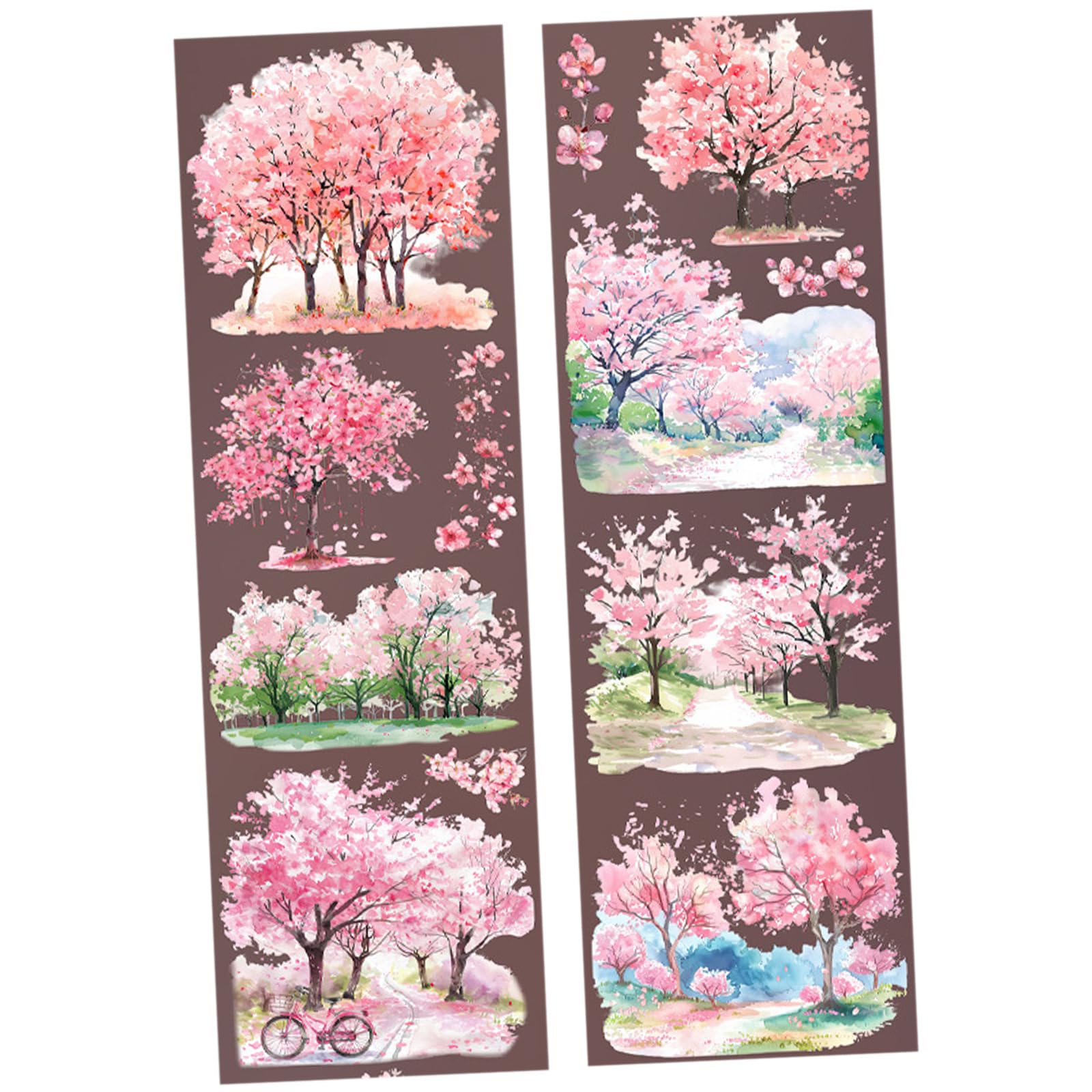 Jazuaiao Forests Tape Aesthetic Masking Decorative Artists Journal PET Beauty Scrapbooking Supplies Masking