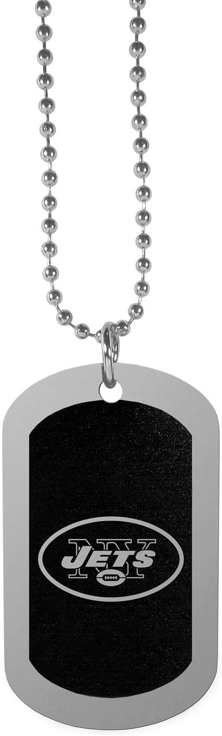 NFL Siskiyou Sports Fan Shop Arizona Cardinals Chrome Tag Necklace 26 inch Black : Sports & Outdoors