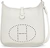 Hermès, Pre-Loved Grey Clemence Evelyne III GM, Grey Pearl