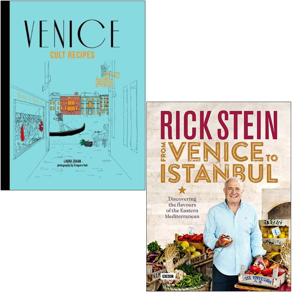 Venice Cult Recipes By Laura Zavan and Rick Stein From Venice to Istanbul By Rick Stein 2 Books Collection Set