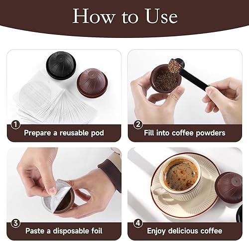 Miniatura 3 de 4 cápsulas de café recargables Vertuo reutilizables 5.1 fl oz 7.8 fl oz Cápsulas de café Vertuo Cápsula compatible con VertuoLine Vertuoline Pod con