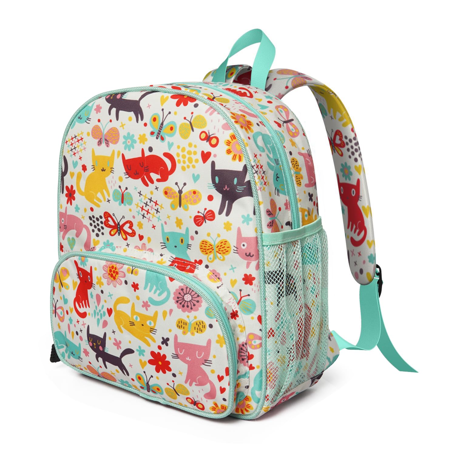 QXWREL Toddler Backpack for Girls 3-8: Preschool Kindergarten Backpack - Cute Kids Backpacks for Girls-Cute Cat