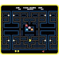 Konix Pac-Man Tappetino per mouse gaming 32 x 27 cm - Superficie in silicone 3D ultrasottile