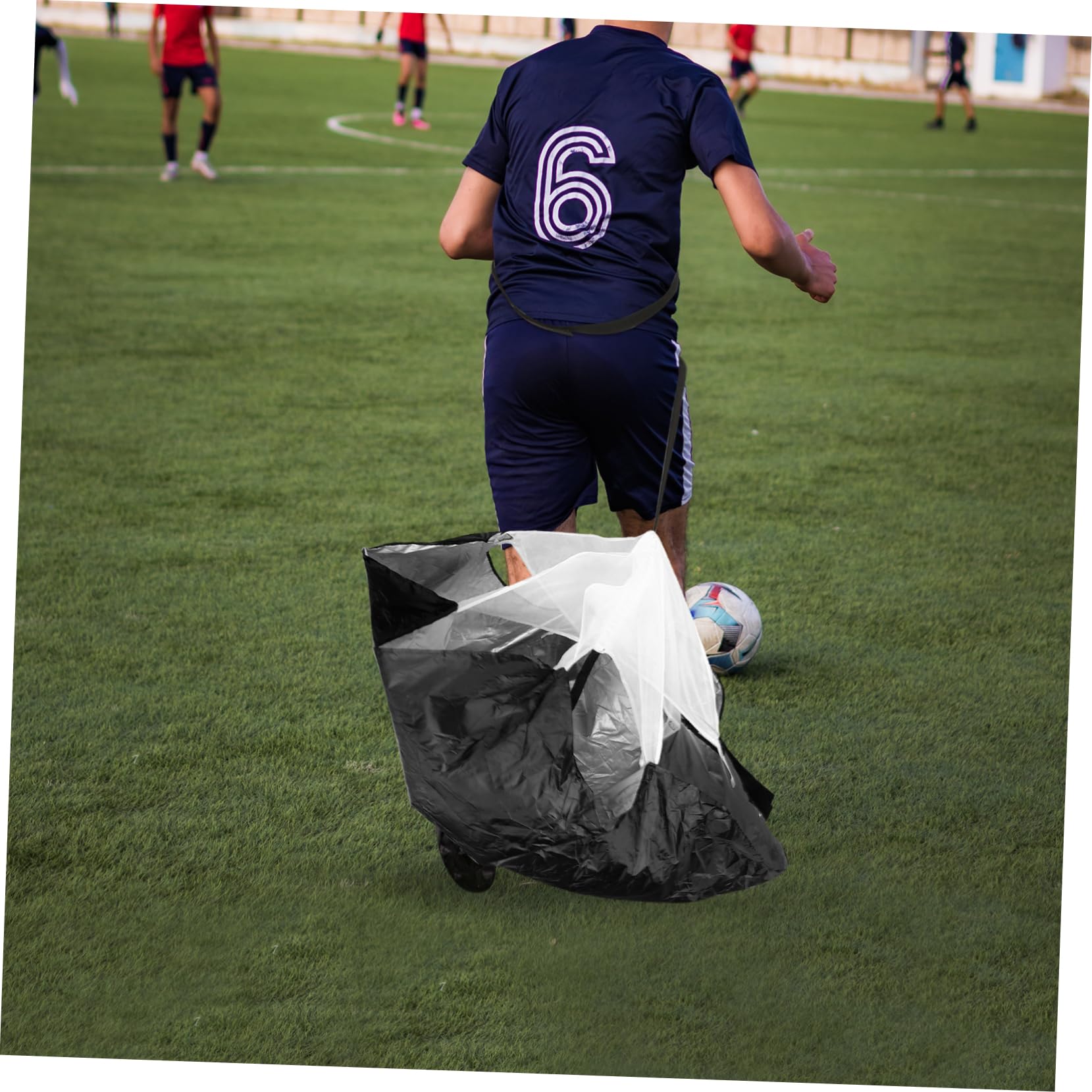 BESPORTBLE Forniture per Allenamento di Calcio Trascinare Paracadute Allenamento di Resistenza alla velocità Ombrelli Allenamento di velocità Paracadute da Calcio velocità Scivolo Paracadute