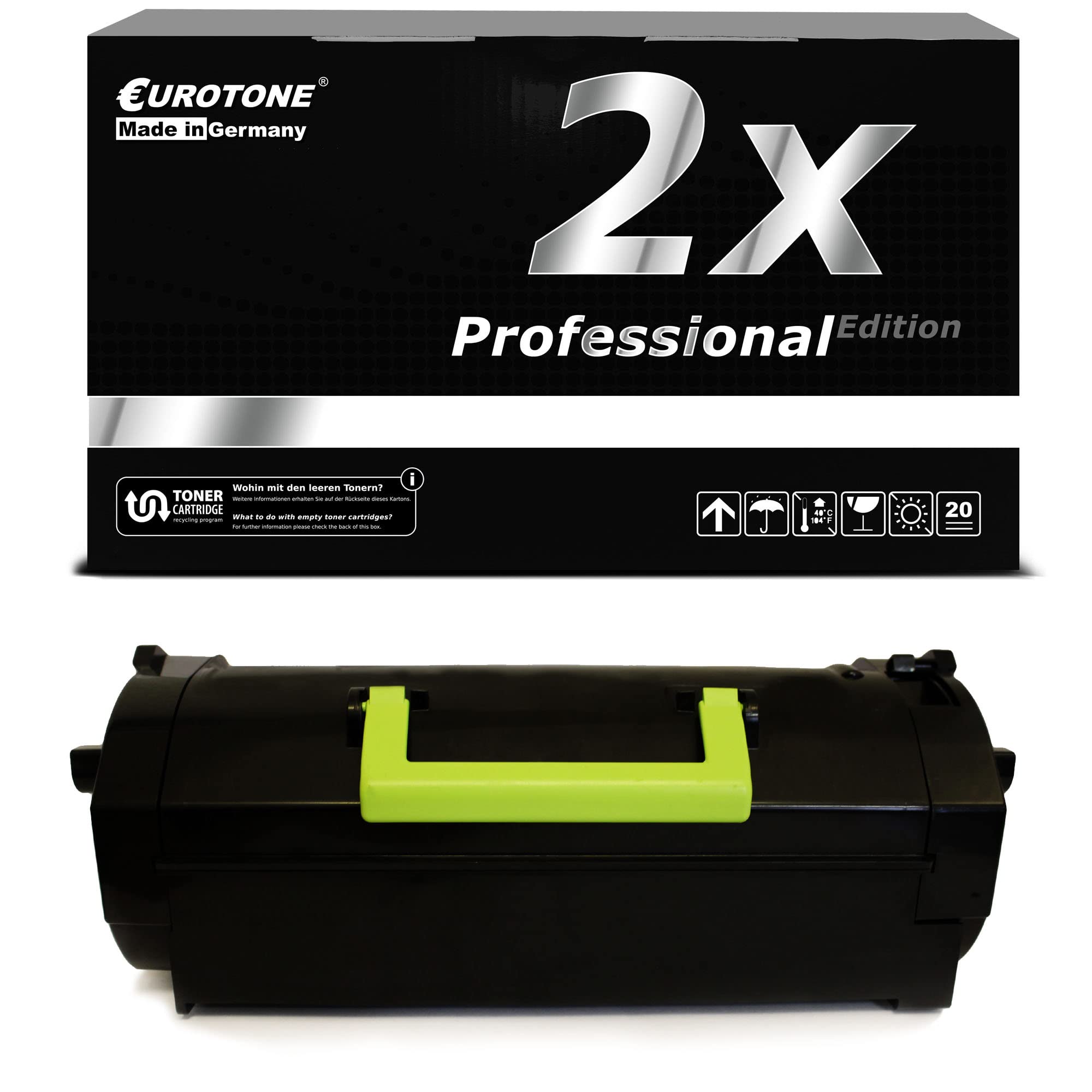 Toner Dell B5460dn lot de 2 pour impression intensive de documents noirs