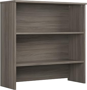 Sauder Office Works Affirm 36" X 36" Bookcase Hutch, L 35.43" x W 14.49" x H 36.02", Hudson Elm