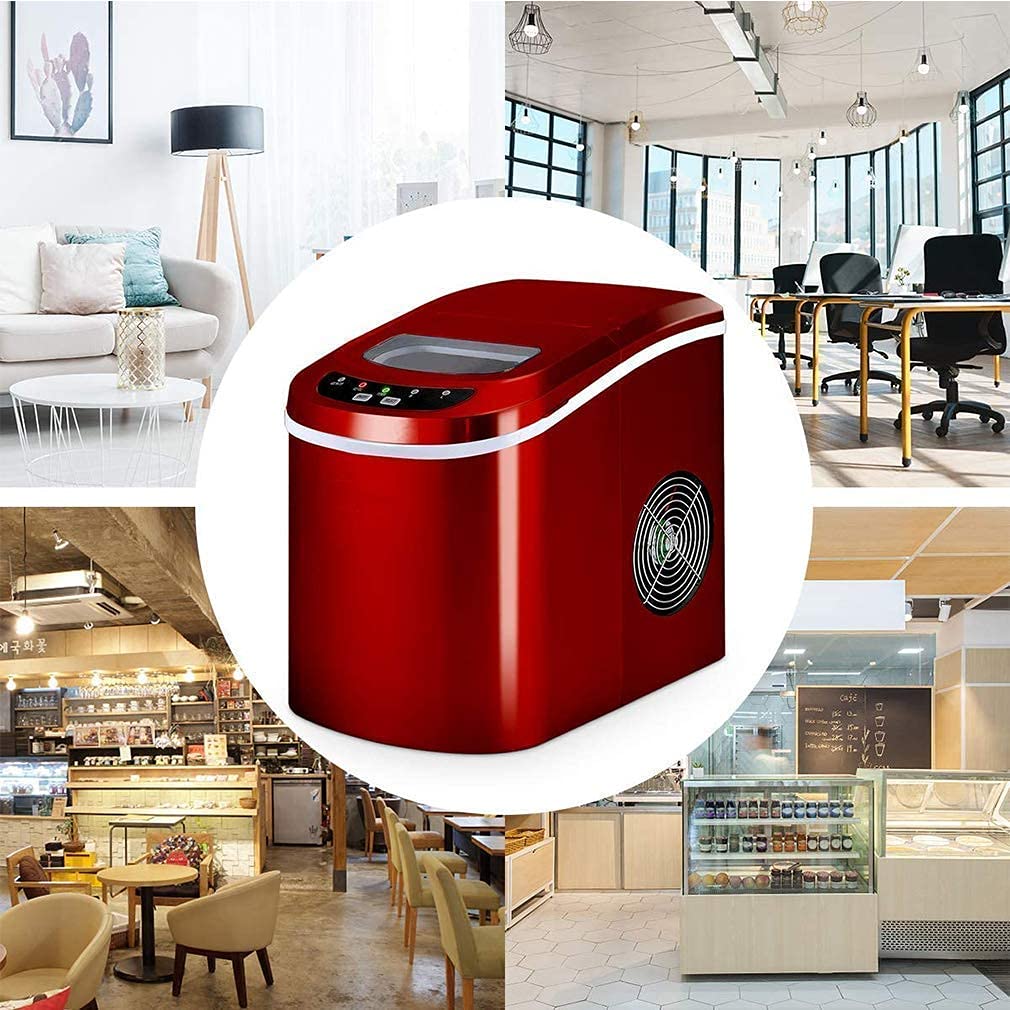 Ice Cube Maker Machine,Automatic Portable Electric Countertop Ice Maker Student Home Kitchen Coffee on Fridge.com - View 6