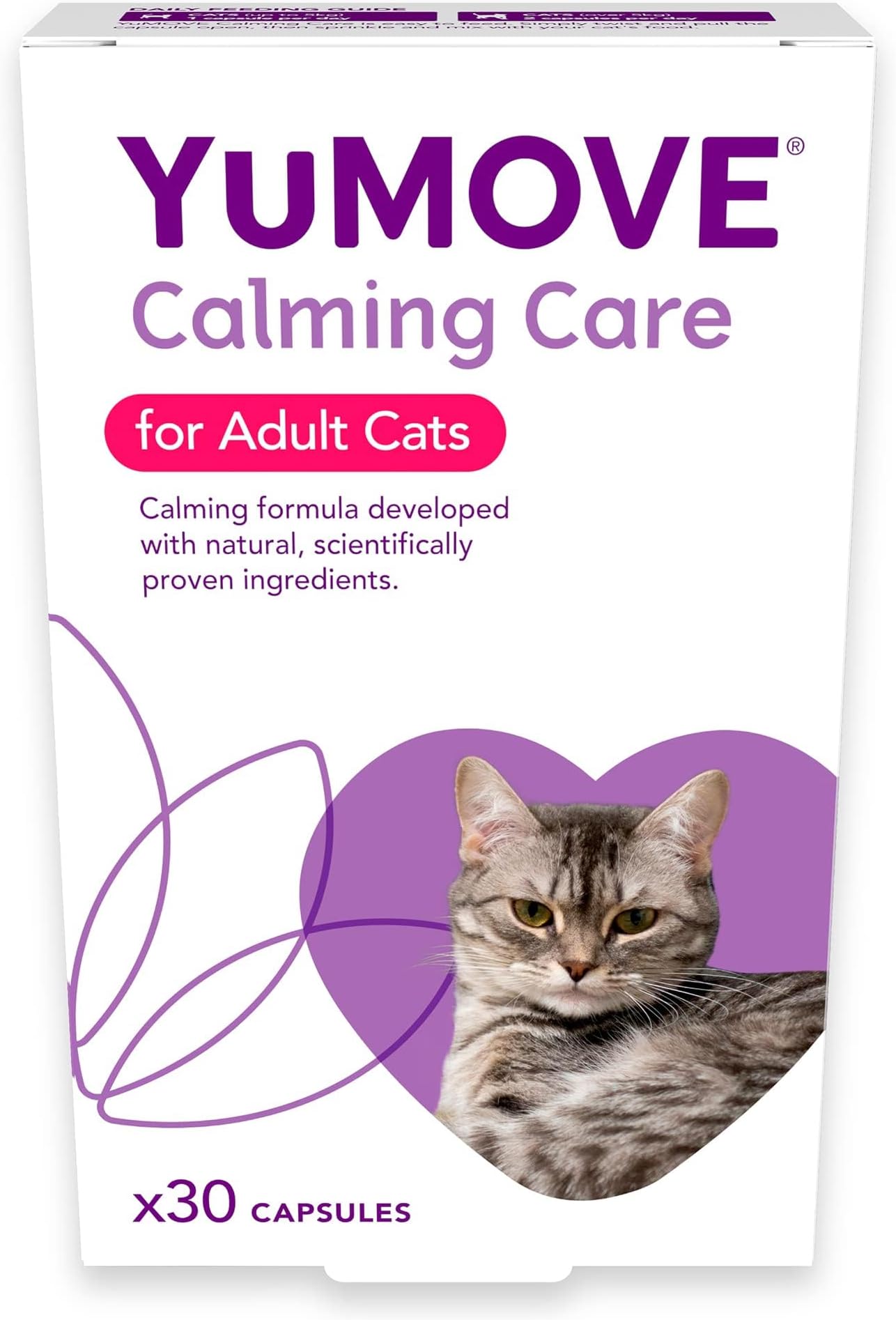 Product Donation - YuMOVE Calming Care for Cats | Previously YuCALM Cat | Calming Supplemnent for Cats who are Stressed or Nervous | Packaging may vary