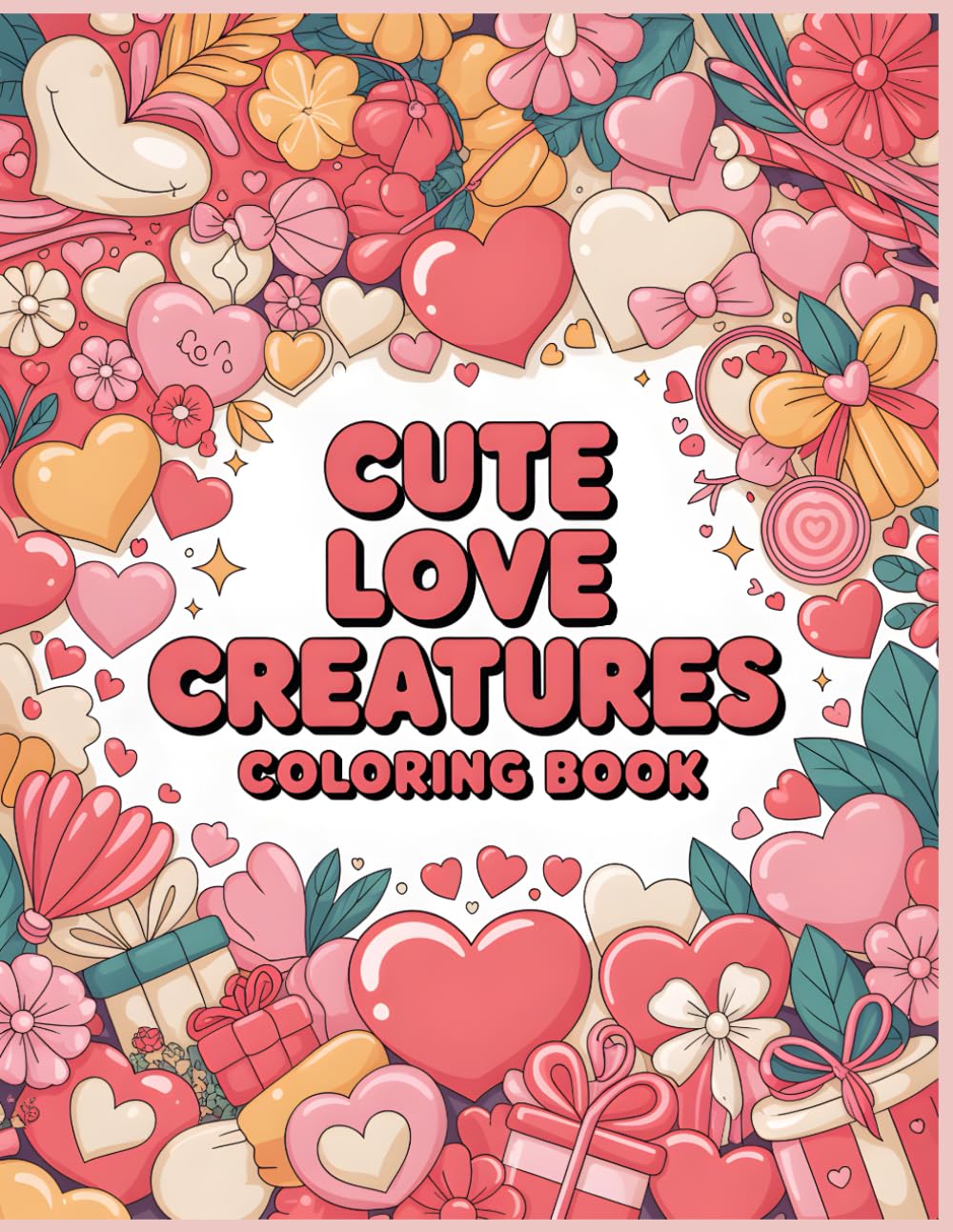 Cute Love Creatures Coloring Book: Sweet Valentine Moments with Adorable Creatures and Gentle Love Scenes (Little Moments of Love Coloring Collection)