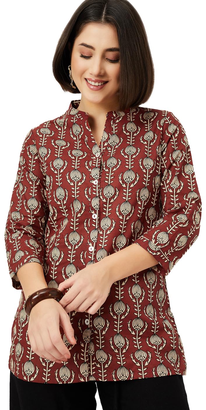 max Women's Cotton Blend Regular Fit Casual Kurta-picture-22