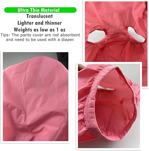 Miniatura 5 de Ropa interior para adultos a prueba de fugas para incontinencia, lavable, de bajo ruido, reutilizable, para adultos, cubierta de pañales de plástico