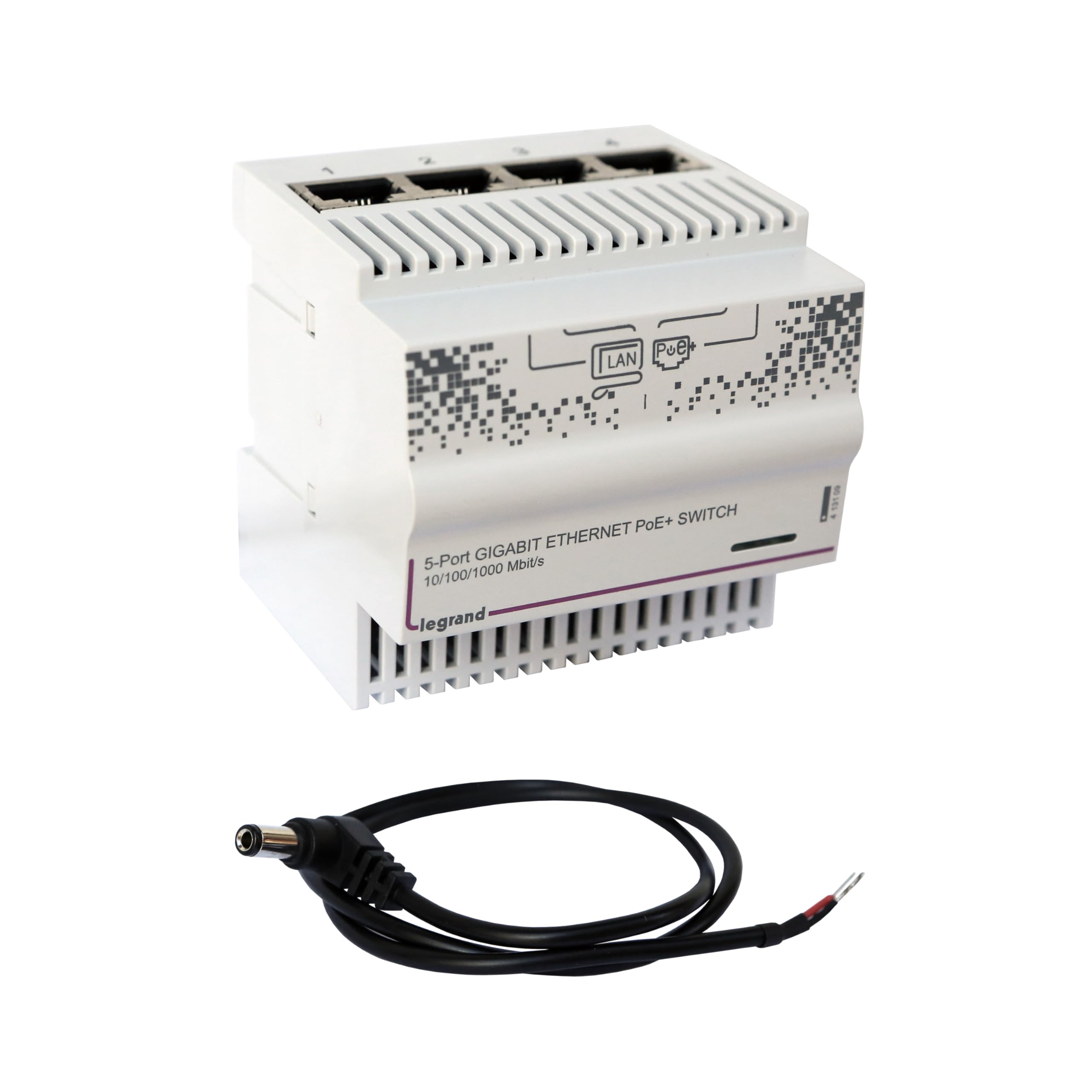 Switch modulaire Gigabit PoE 5 ports RJ45 (413109)