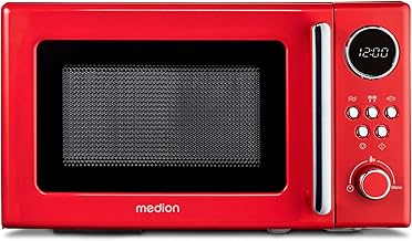 Sponsored You’re seeing this ad based on the product’s relevance to your search query.Learn more about this advertisement MEDION MD15000 Retro Microwave Small (20 Litres, Approx. 800 Watt, 5 Microwave Levels, 8 Automatic Programmes, Digital Display, Defrost Function, Compact, Red